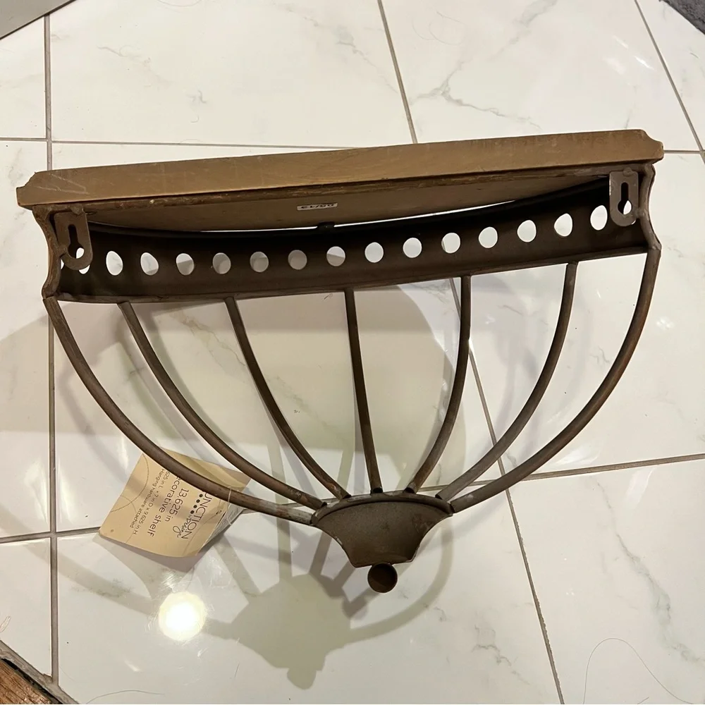Just Reduced: Function Design wood and metal decorative shelf